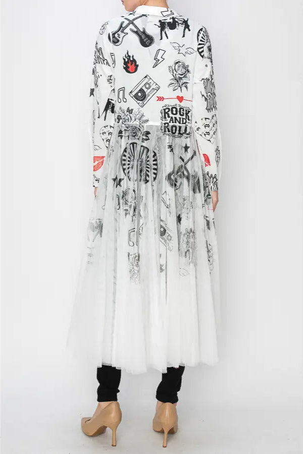 Rock and Roll Cardigan Blazer - Born To Glam Born To Glam