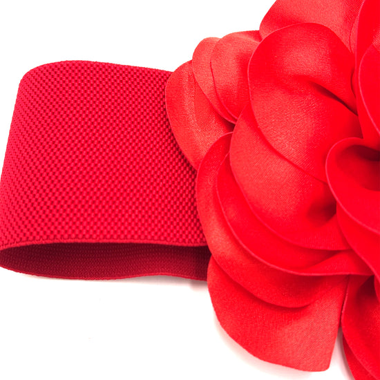 Flower Elastic Waist Belt - Born To Glam Born To Glam