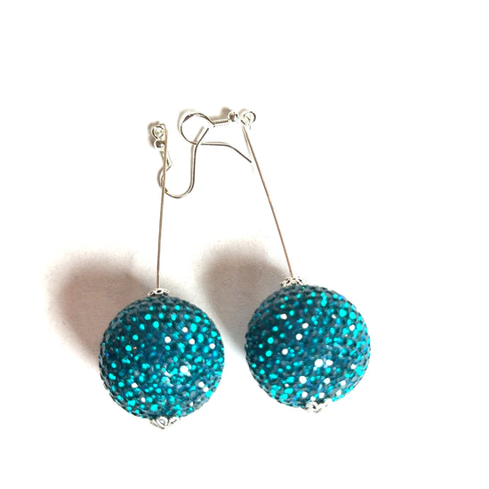 Gumball Crystal Drop Earring - Born To Glam Born To Glam