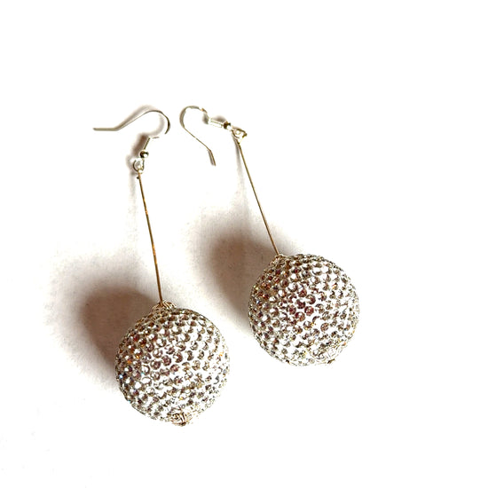 Gumball Crystal Drop Earring - Born To Glam Born To Glam