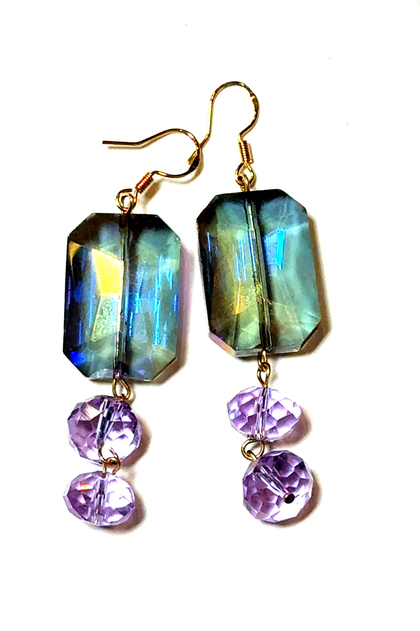 Lavender Mutli Dangle Earring - Born To Glam Born To Glam