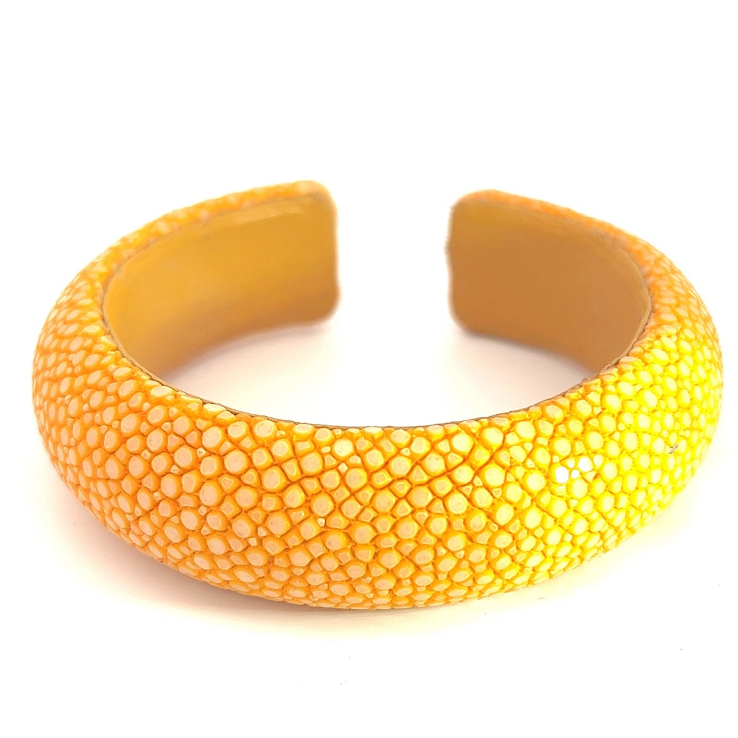 Yellow Shagreen Cuff - Born To Glam Born To Glam