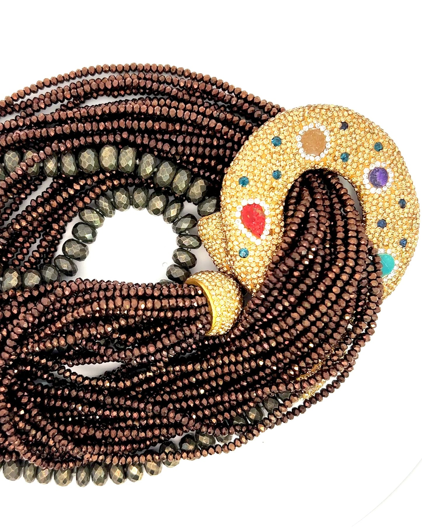 Goddess Lariat Long Statement Necklace - Born To Glam Born To Glam
