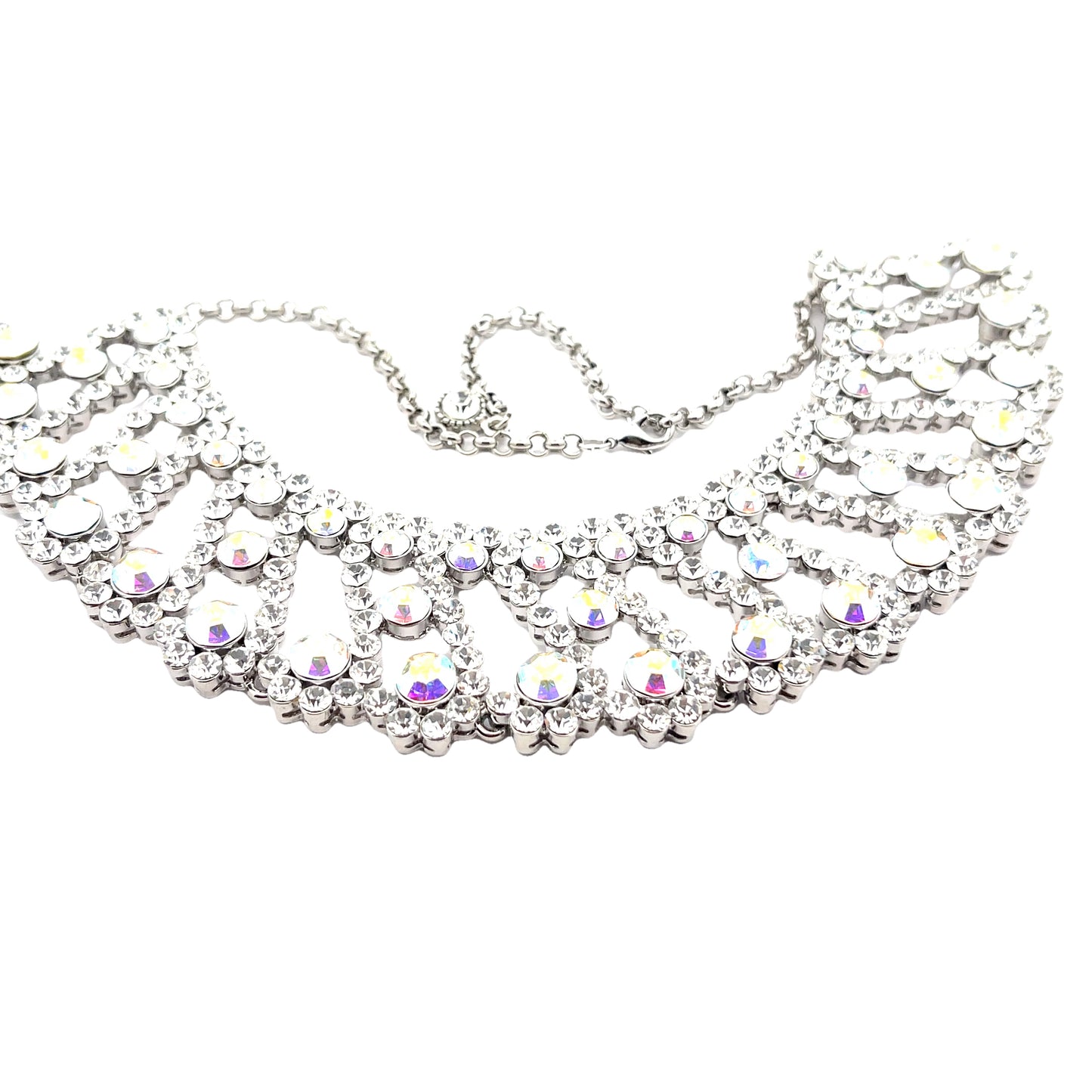 Crystal Statement Round Necklace - Born To Glam Born To Glam