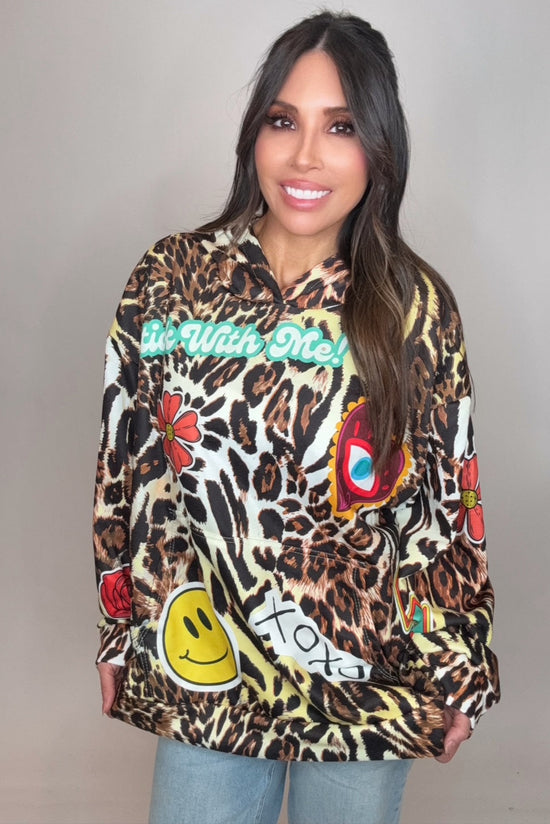 Xoxo Hoodie Sweatshirt - Born To Glam Born To Glam