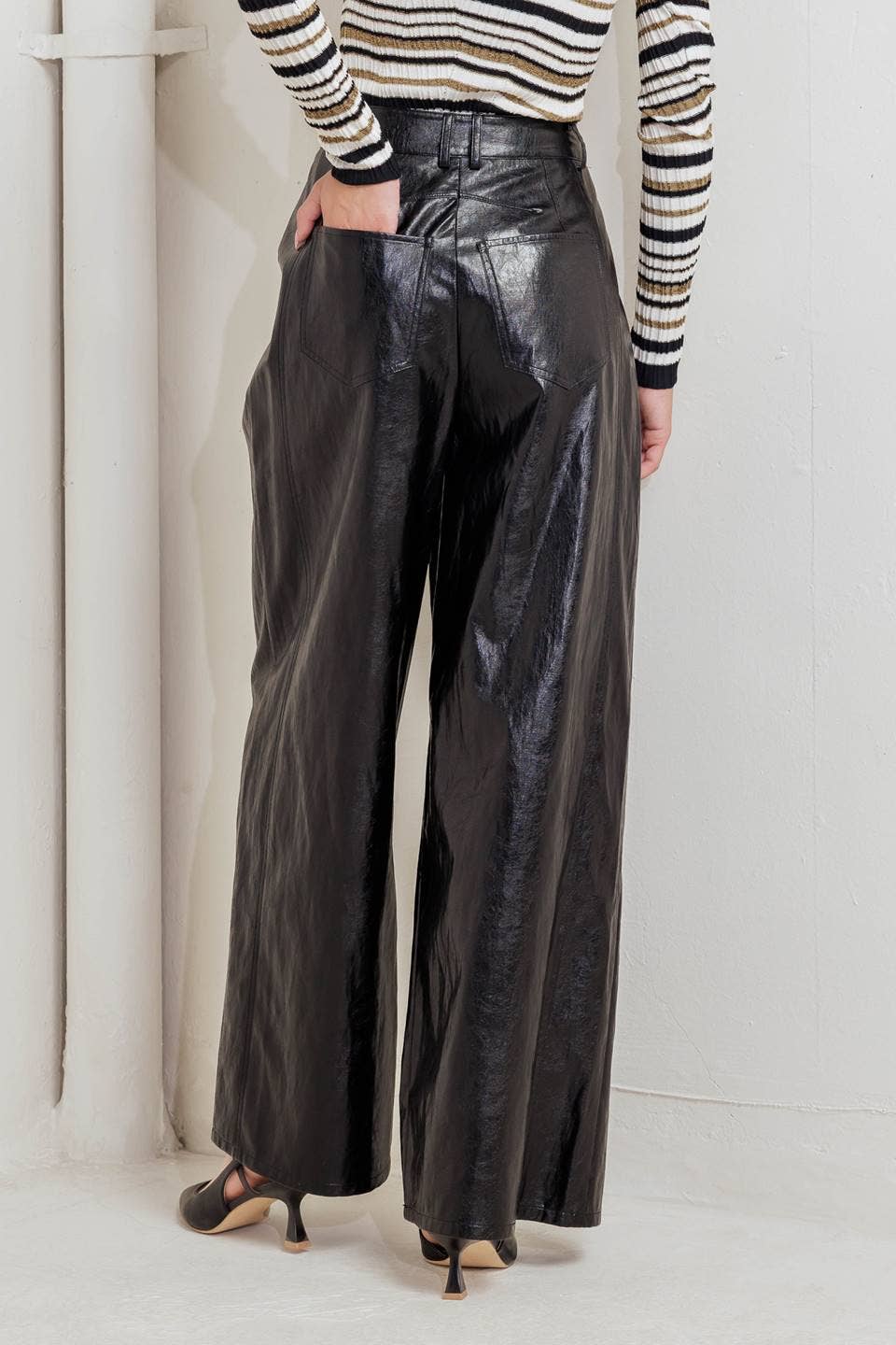 A Faux Leather Pant - Born To Glam Born To Glam