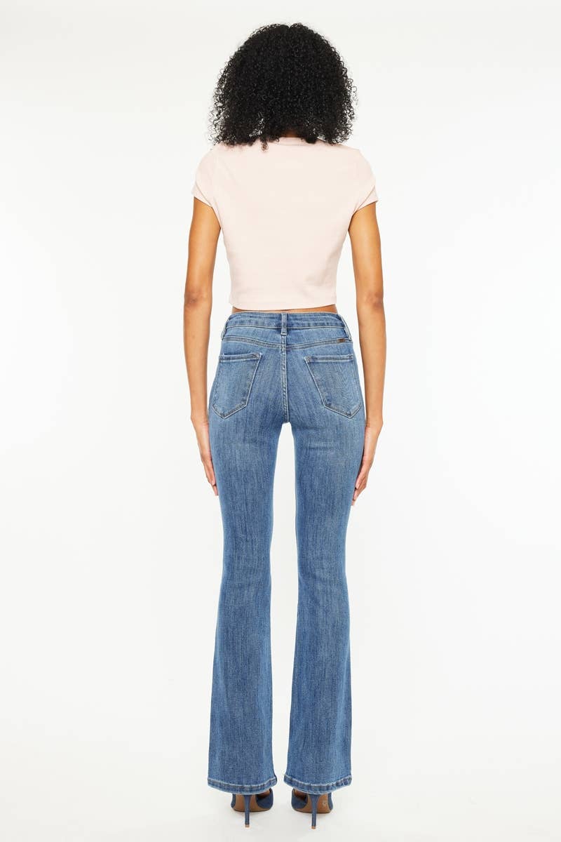 Kan Kan High Rise Bootcut Jeans - Born To Glam Born To Glam