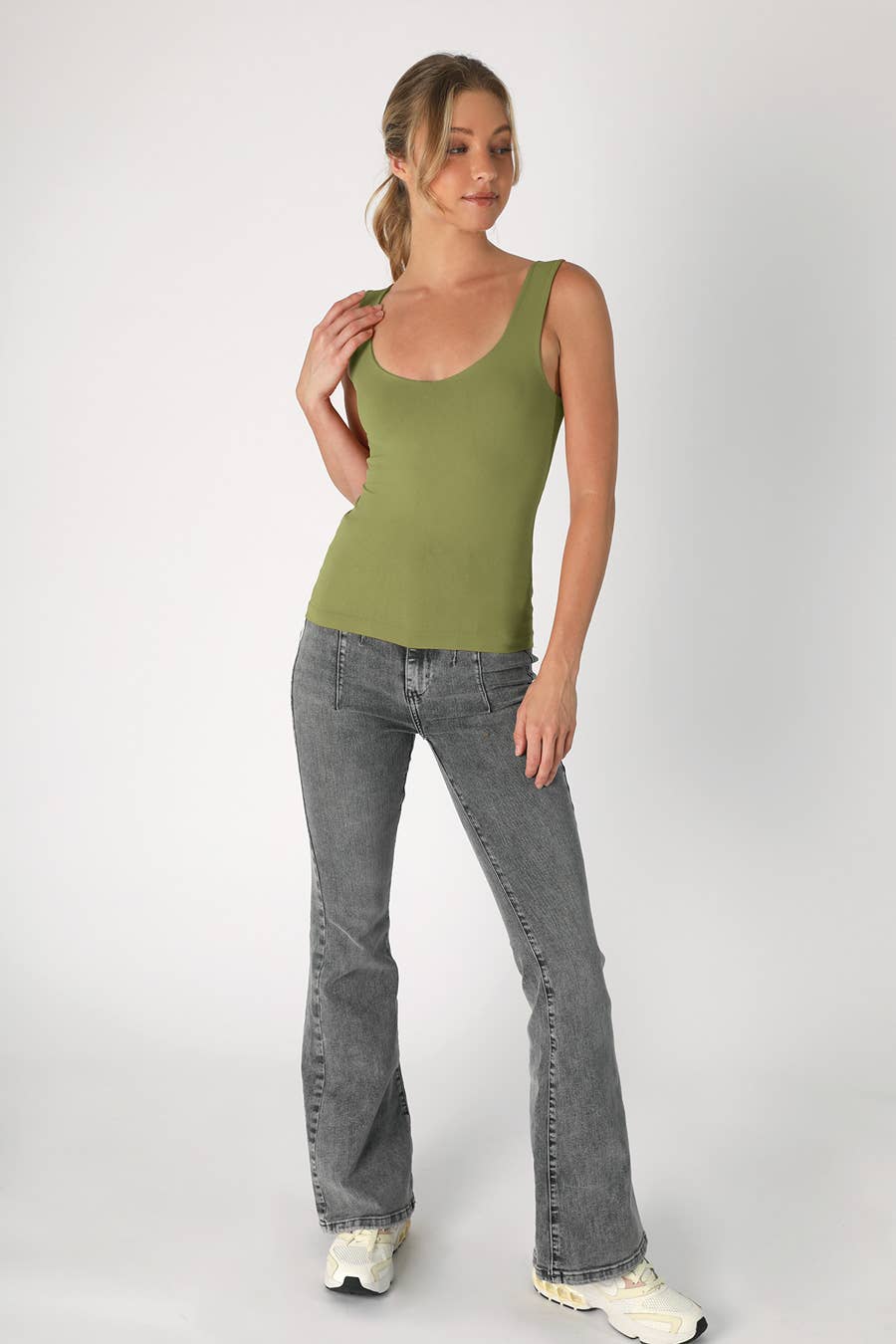 Niki Biki Clean Line Sweet Heart Tank Born To Glam