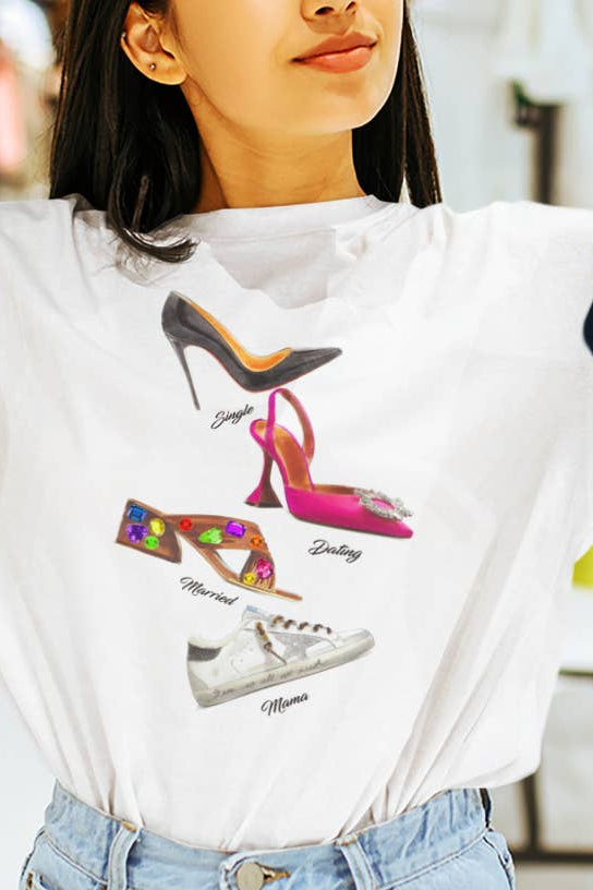 Shoe Life Graphic Tee - Born To Glam Born To Glam