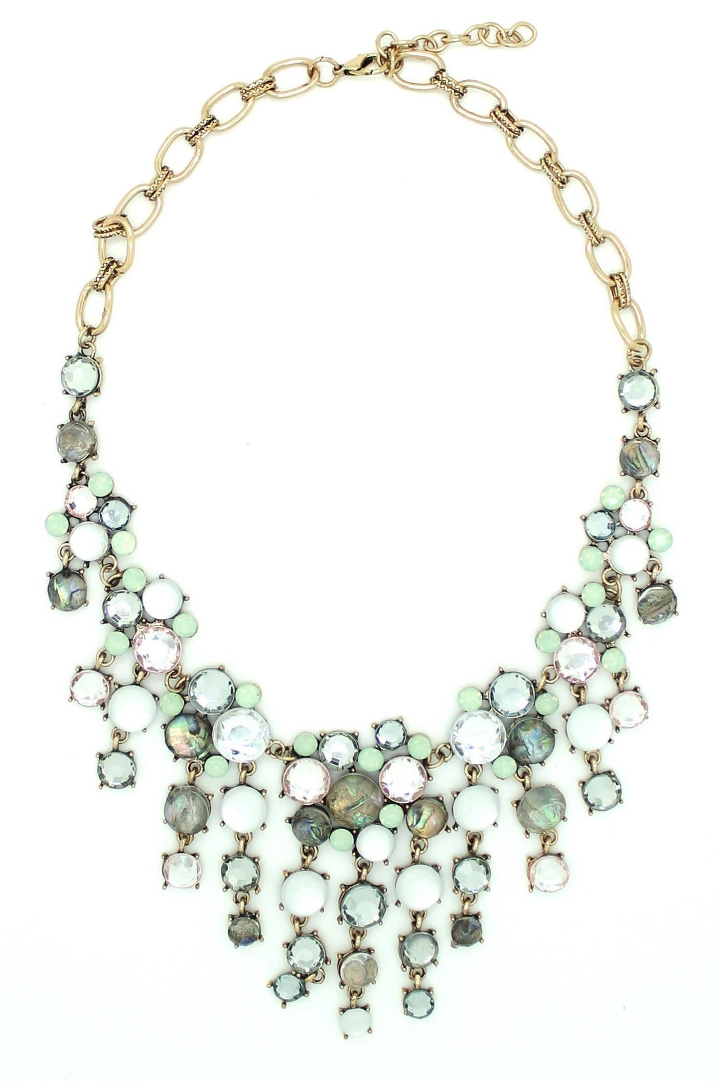 Vaeda Sage Green Necklace - Born To Glam Born To Glam