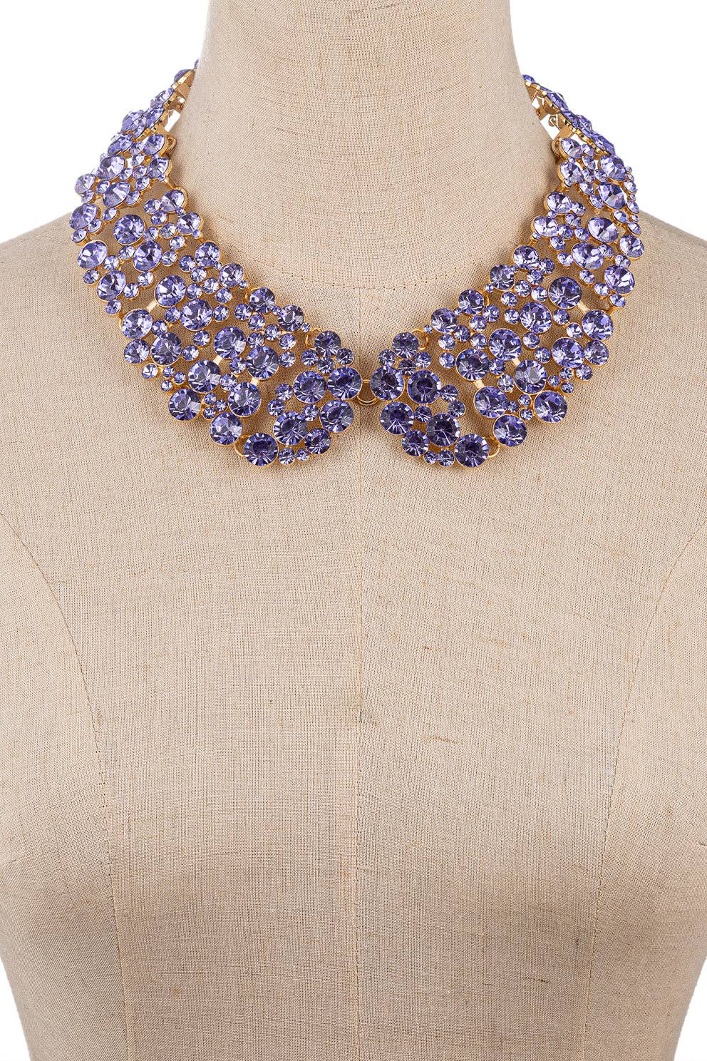 Diana Purple Collar Necklace - Born To Glam Born To Glam
