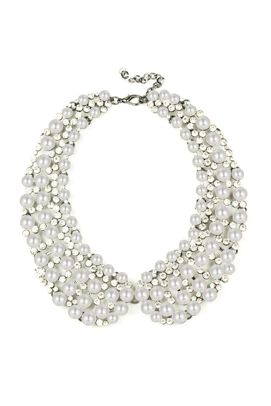 Diana Pearl Statement Necklace - Born To Glam Born To Glam