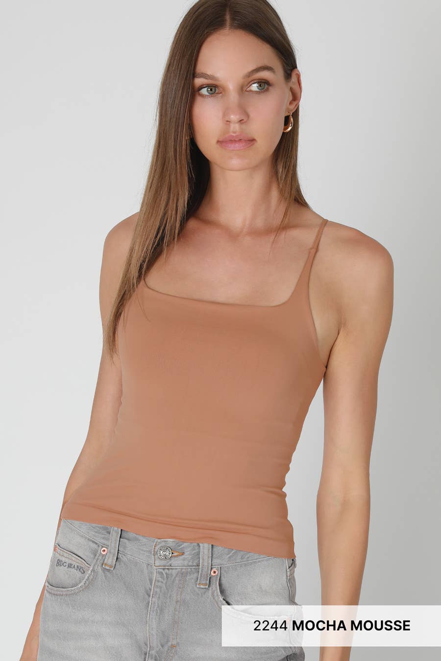 Clean Line Square Cami - Born To Glam Born To Glam