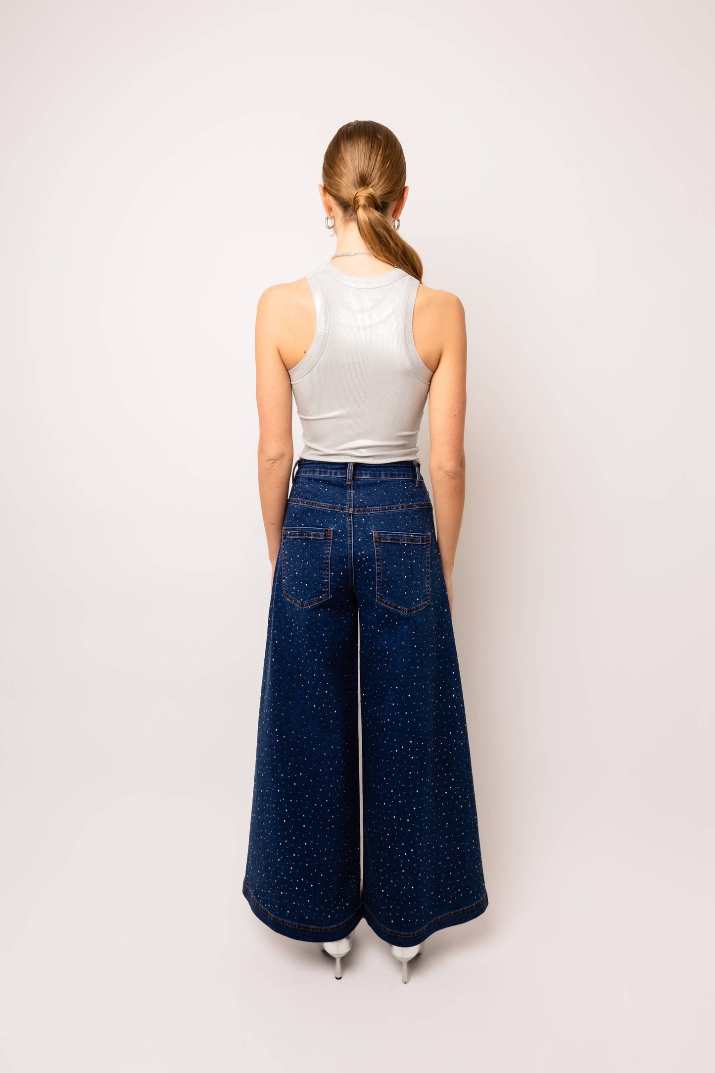 Demi Diamante Flare Jeans - Born To Glam Born To Glam