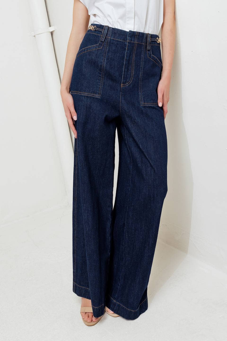 Dark Denim Pant - Born To Glam Born To Glam