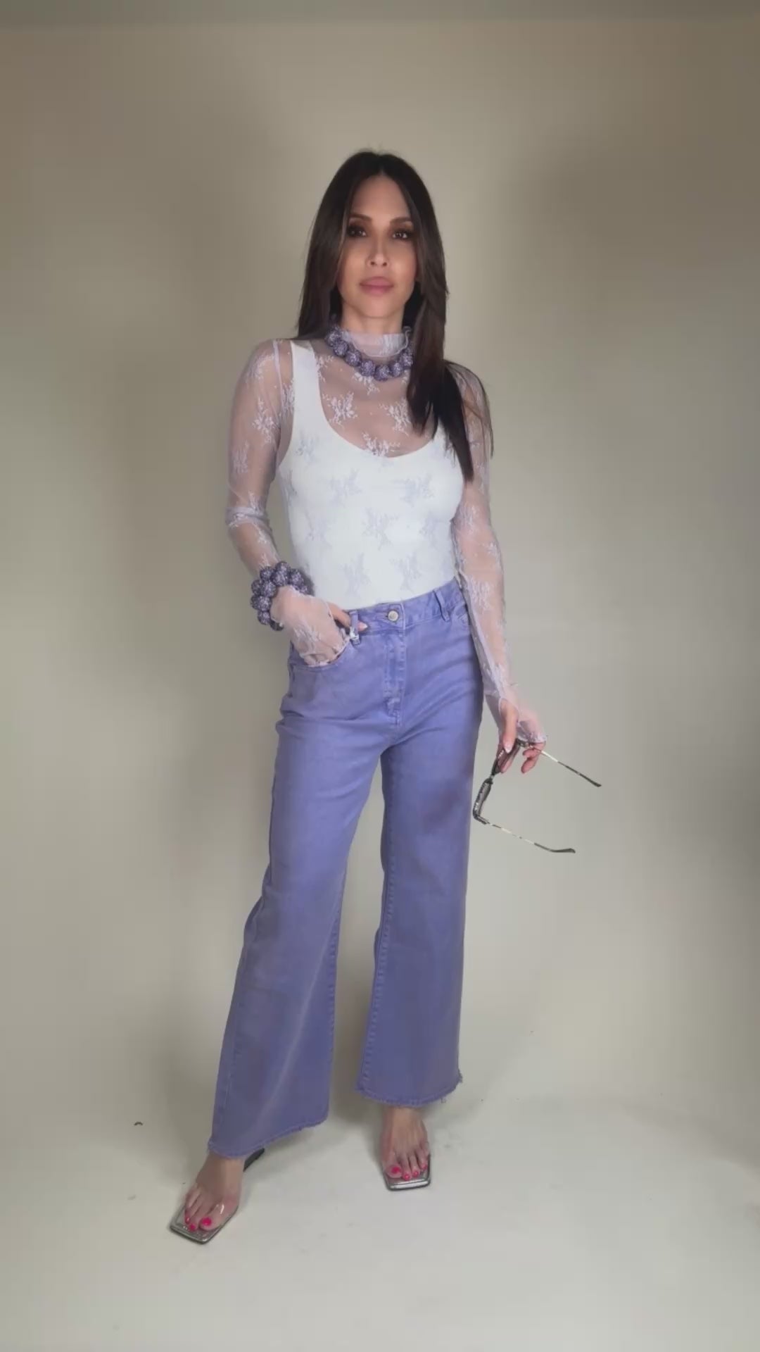 Load and play video in Gallery viewer, Zenana Acid Washed High Waist Bootcut Jeans
 Born To Glam