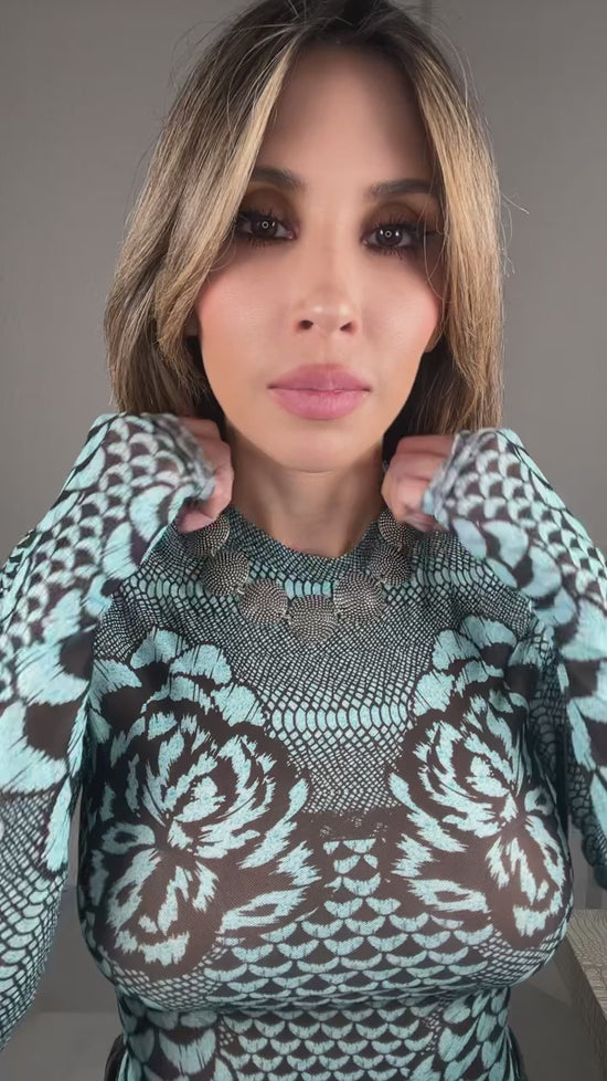 Black Silver Disc Short Necklace Born To Glam