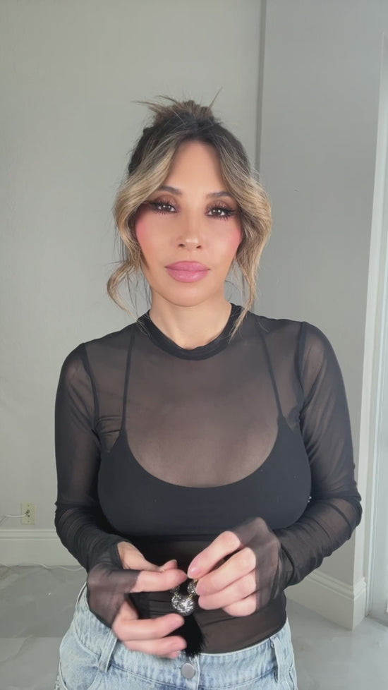 Load and play video in Gallery viewer, Silver Crystal Gold Plated Black Thread Tassel Earring
 Born To Glam