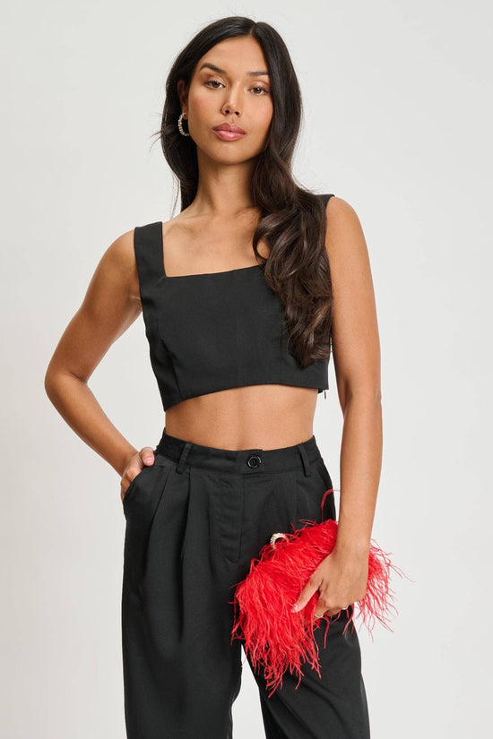 Harlow Feather Evening Bag - Born To Glam Born To Glam