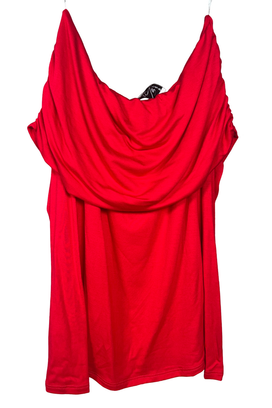 Red Off The Shoulder Top - Born To Glam Born To Glam